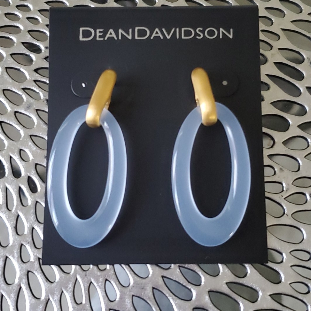 DEAN DAVIDSON Gemstone Carved Earrings